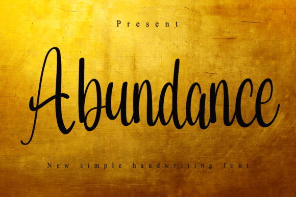 A Designer’s Review of the Abundance Handwritten Font