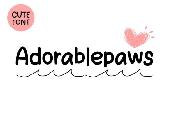 Adorablepaws: The Friendly Script Font for Your Business Branding