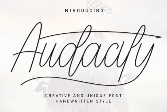 Audacity: A Signature Font for Modern Web Design