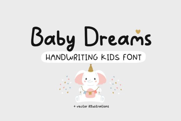 Baby Dreams: A Warm & Playful Font for Creative Projects