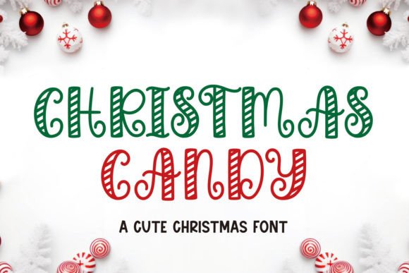 Christmas Candy: A Festive Typeface for Editorial Personality