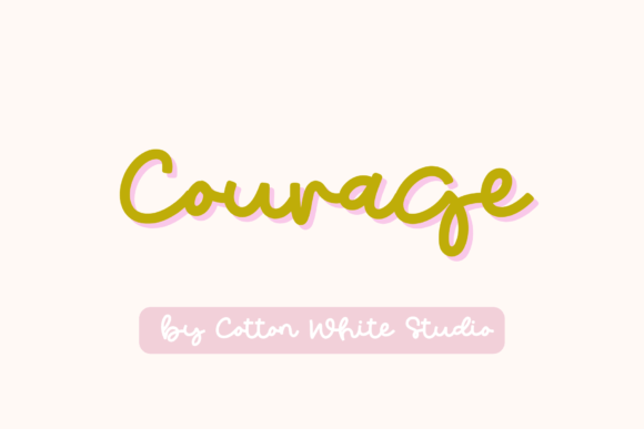 Courage: A Handwritten Font for Campaigns That Connect