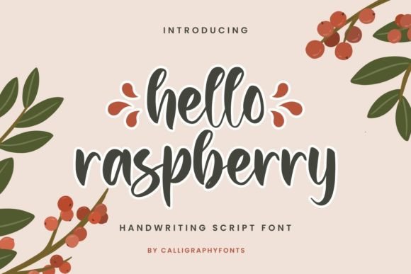 How Hello Raspberry Font Adds Freshness to Brand Projects