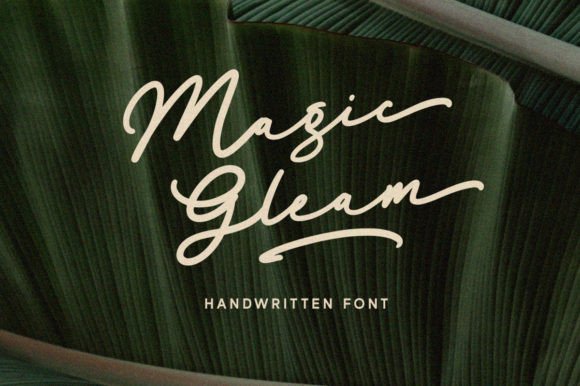 Magic Gleam: A Friendly Script Font for Editorial Warmth