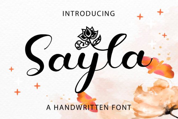 Sayla: An Elegant Script Font for Digital Branding