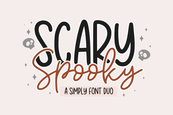 Scary and Spooky: A Creative Font Duo for Digital Design