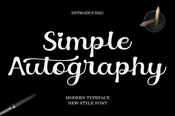 Simple Autography: The Elegant Font for Your Business Story