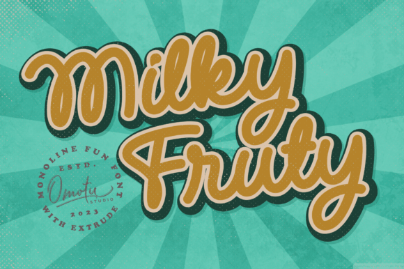 The Milky Fruty Font for a Clearer, Friendlier Business