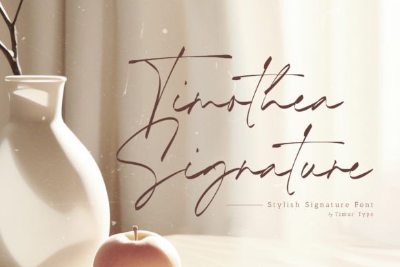 Timothea Signature: A Distinctive Font for Digital Brands