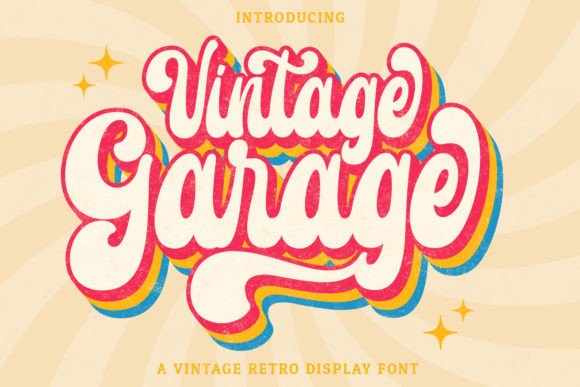Vintage Garage: A Font for Editorial Storytelling