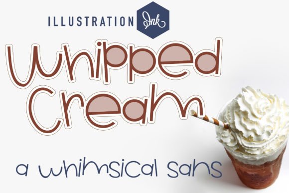 Whipped Cream: A Playful Font for Crafting Digital Charm